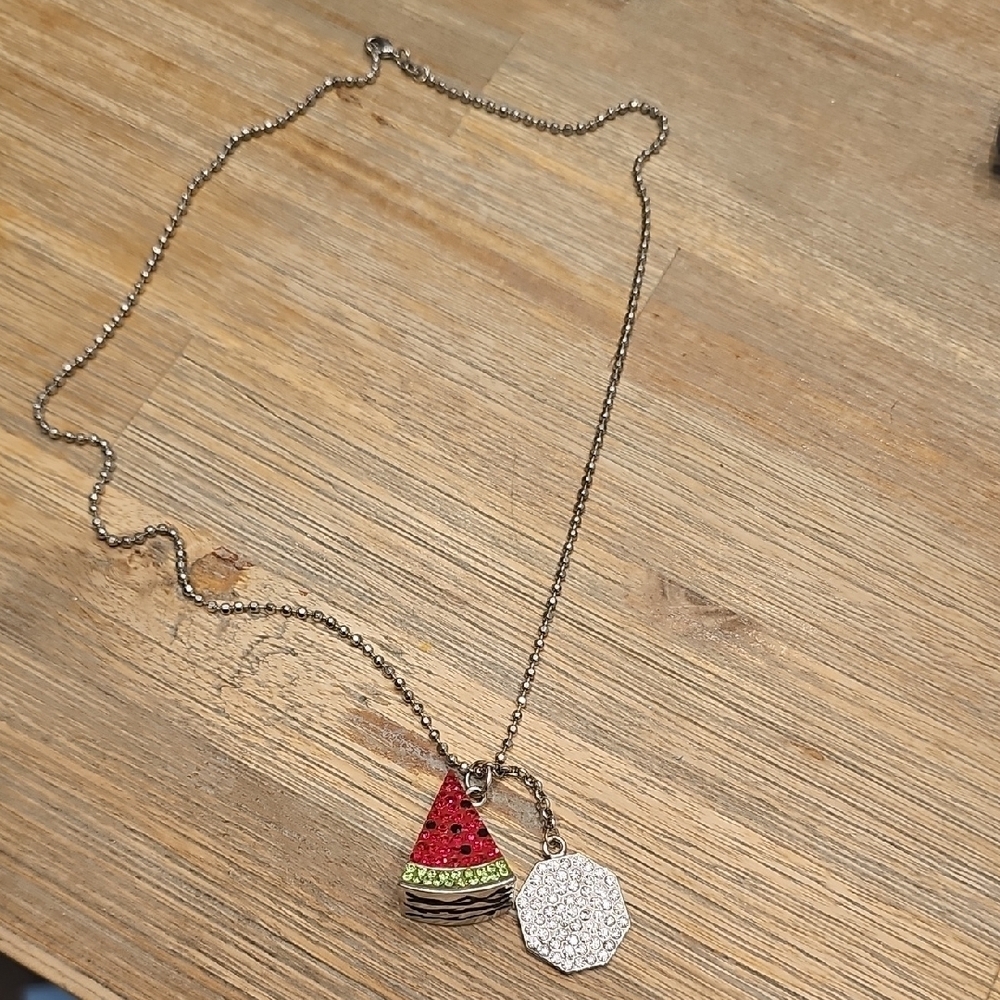 Watermelon Pendant Necklace - Picture 2 of 3